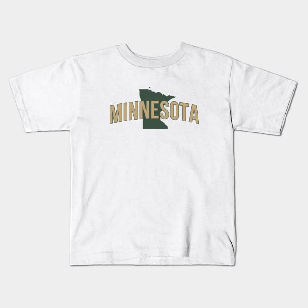 Minnesota State Kids T-Shirt by Novel_Designs